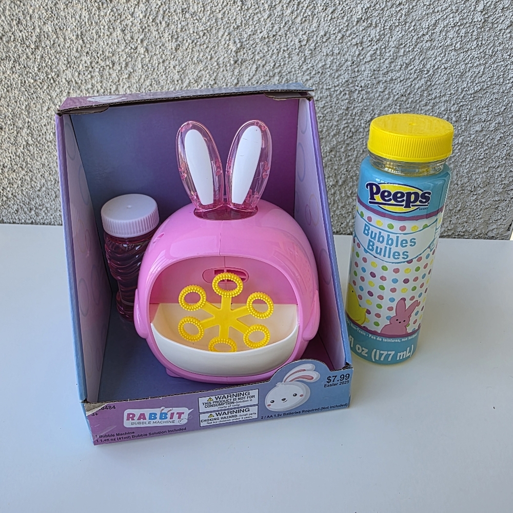 Pink Rabbit Small Bubble Machine - Picture 5 of 7
